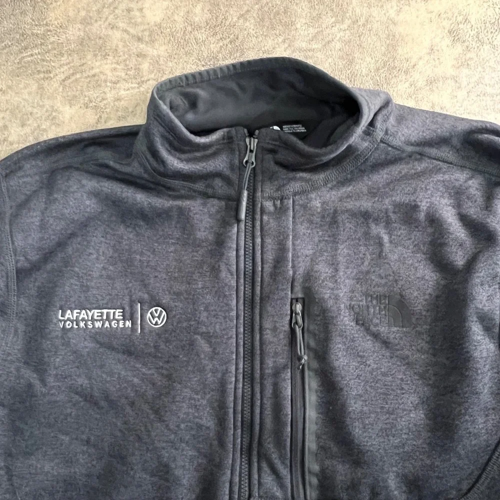 The North Face Quarter Zip Pullover Mens Size M Grey Lafayette Volkswagen Fleece
